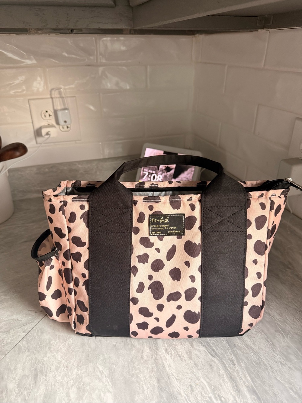 Leopard Lunch Tote Bag